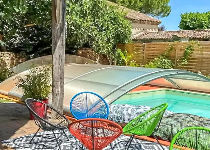 Longere Authentique Piscine Hébergement de vacances Sieurac